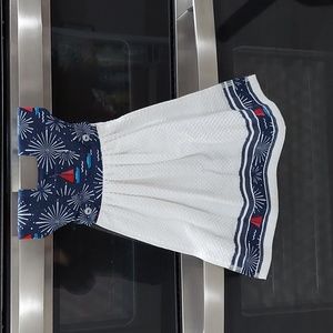 Red, white, and blue Hanging Towel Dress